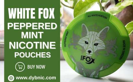 White Fox Peppered Mint Nicotine Pouches in India