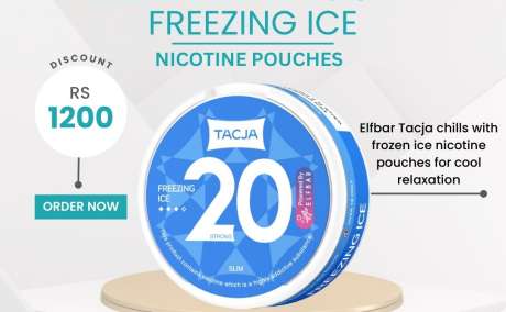 Elfbar Tacja Nicotine Pouches Freezing Ice