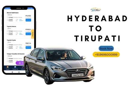 Hyderabad to Tirupati Cab