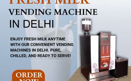 Discover the Convenience of Fresh Milk Vending Machines in Delhi