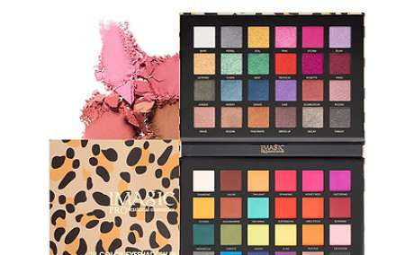 Colorful eyeshadow palettes