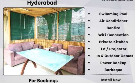 Farmhouses for rent at low price in Hyderabad