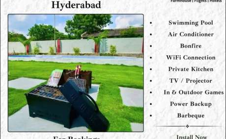 Luxury Farmhouse for Couples in Hyderabad