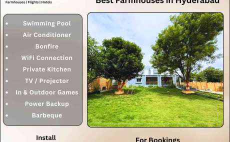 Affordable Farmhouse rentals with swimming pool