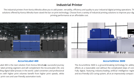 Best Selling Industrial Label Printer | Konica Minolta