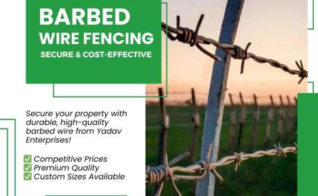 Superior Quality Barbed Wire Fencing in India