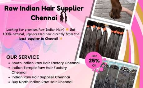 Raw Indian Hair Supplier in Chennai | +91 95000 80579