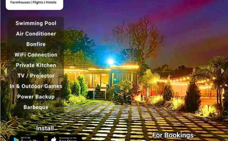 Farmhouse rentals with pool for parties in Hyderabad