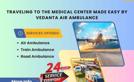 Choose Vedanta Air Ambulance Service in Bhopal with Superb ICU Support at Affordable Price