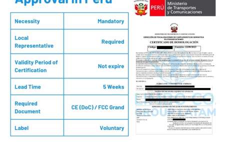 Type Approval in Peru