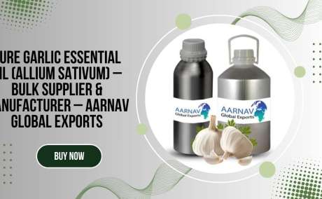 Pure Garlic Essential Oil (Allium sativum) - Bulk Supplier & Manufacturer - Aarnav Global Exports