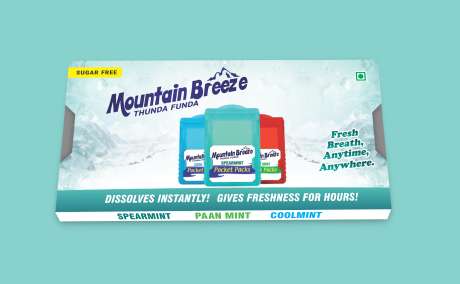 Experience Instant Freshness with Mountain Breeze Mouth Freshener Strips!