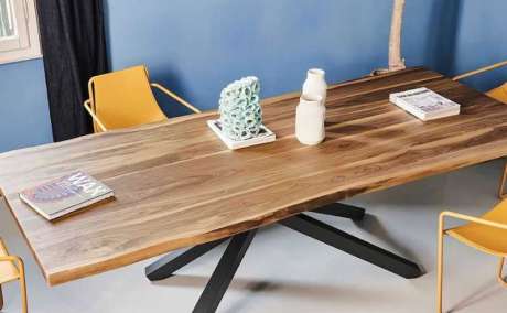 Nature-Inspired Dining: Live Edge Table India Edition