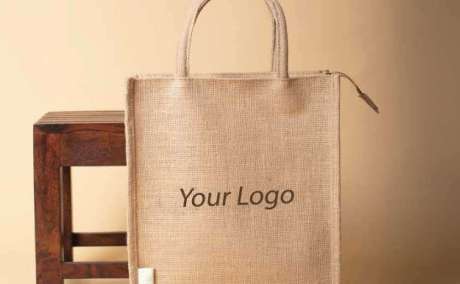 Jute Bag with Zip