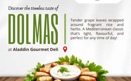 Discover The Timeless Taste Of Dolmas At Aladdin Gourmet Deli