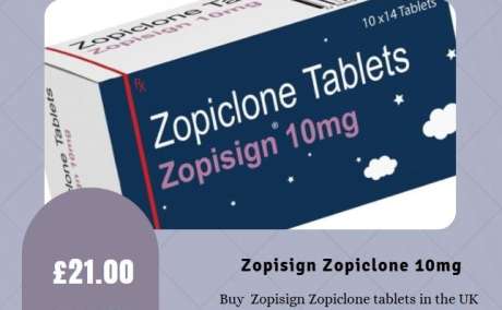 Zopisign Zopiclone 10mg Tablets