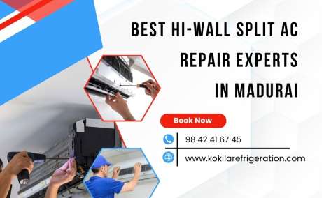 Best Hi-Wall Split AC Repair Experts in madurai