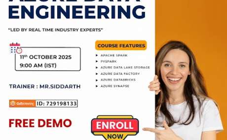 Azure Data Engineering Join Online Free Demo on Oct 11th