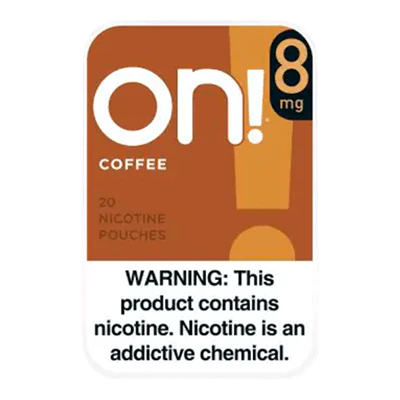Buy On! Coffee 8mg Online | Smooth Coffee Taste,Tobacco-Free