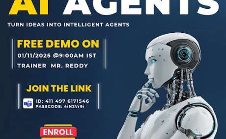 AI Agents Join Online Free Demo on November 1st!