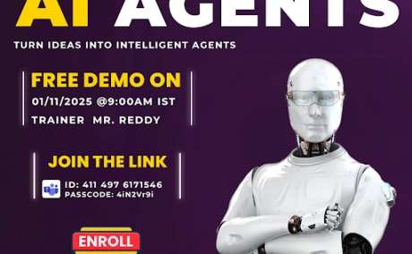 Join the AI Agents Online Free Demo on November 1st!