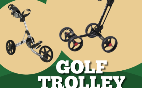 Sturdy & Easy-Rolling Golf Trolley