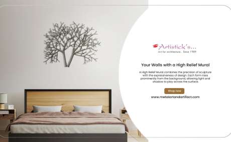 Premium High Relief Murals | Handcrafted Metal Wall Murals for Home