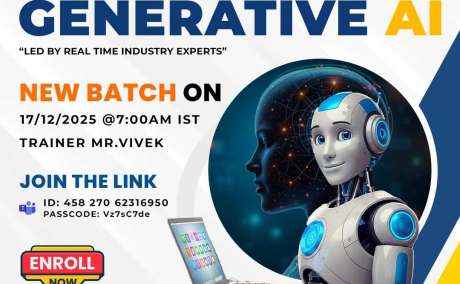 New Batch Alert: Learn Generative AI (GenAI) from Scratch