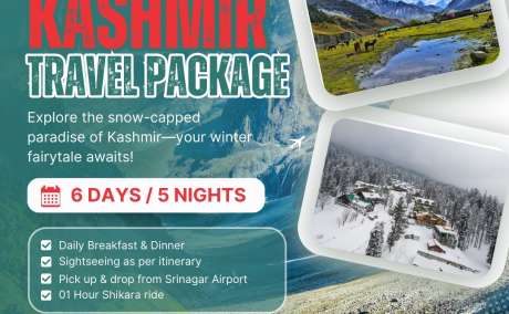 Kashmir Tour Package 5 Nights 6 Days - DHT Holidays