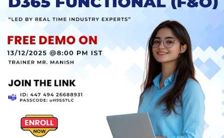 Dynamic 365 Functional F&O Online Free DEMO - Visualpath