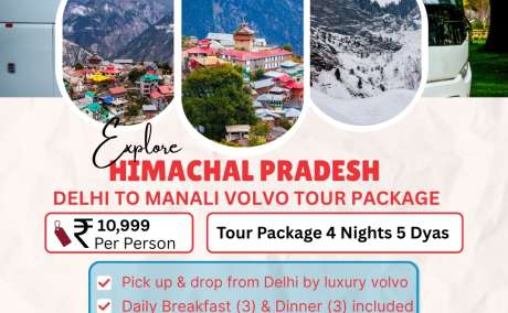 Manali Volvo Package From Delhi - DHT Holidays