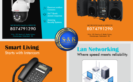 LAN setup services | CCTV installation | home intercom systems | PA system for events
