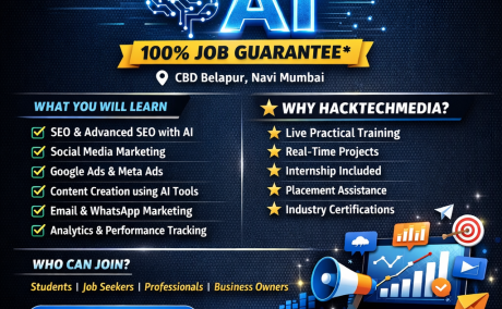 Best Digital marketing institute in navi mumbai  Hacktechmedia