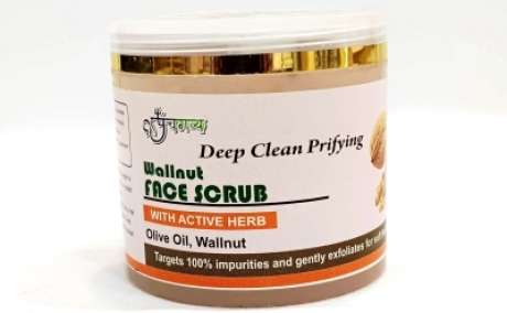 Buy Online Panchgavya Face Scrub : makes skin soft, beautiful ,glowing.