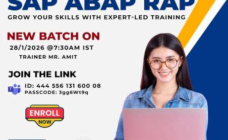 SAP ABAP RAP New Batch - Start on 28th Jan!