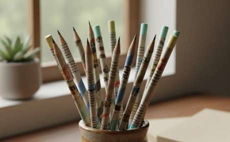 Paper Pencils - Eco-Friendly & Recyclable Pencils for Everyday Writing