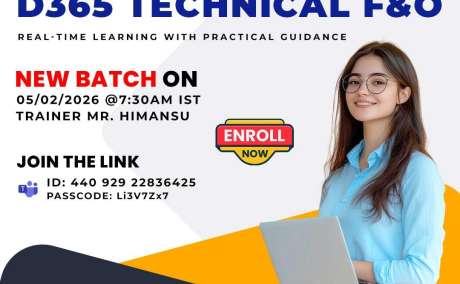 Seats Filling Fast - D365 Technical F&O New Batch