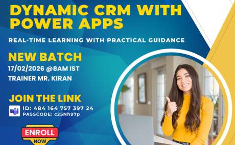Best Dynamics CRM with Power Apps Training Batch | Feb 17th