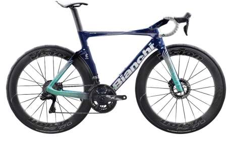 2026 Bianchi Oltre RC Team Replica Bahrain Victorious Carbon Aero Road Bike (WORLDRACYCLES)
