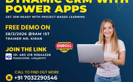 Dynamics CRM Free Live Demo by Visualpath | 28 Feb 2026