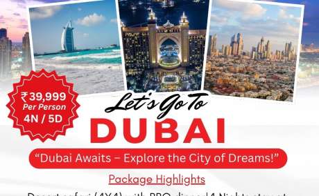Book 4 Nights 5 Days Dubai Tour Package - DHT Holidays