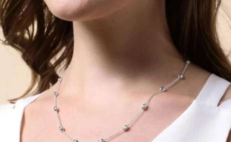 Ladies silver chain