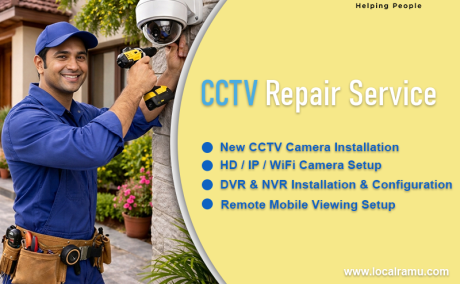 Professional CCTV Installation and Repair by LocalRamu with Skilled Technicians in Pune