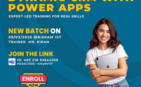 Dynamics CRM with Power Apps Training New Batch | March 09