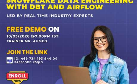 Snowflake DBT Airflow Training | Free Live Demo