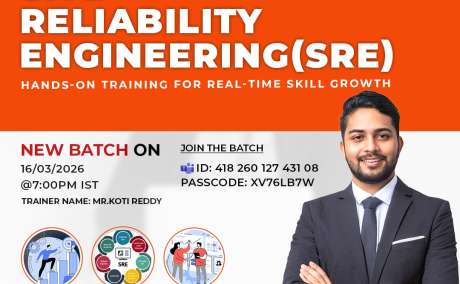Site Reliability Engineering Course Online New Batch on 16th Mar