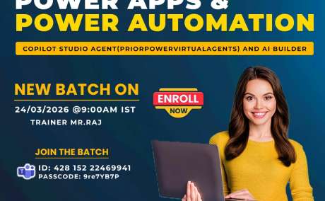 Power apps and power automation: New Batch Starts Mar 24th