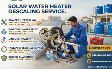 Professional Solar Water Heater Repair Service by LocalRamu with Skilled Technicians in Mysuru