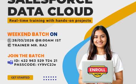 Salesforce Data Cloud Weekend Batch - Enroll Now!