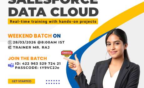 Salesforce Data Cloud Weekend Batch - Limited Seats! Join Now